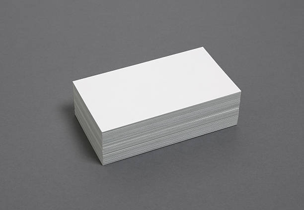 istock Blank stacked up business cards 533442884