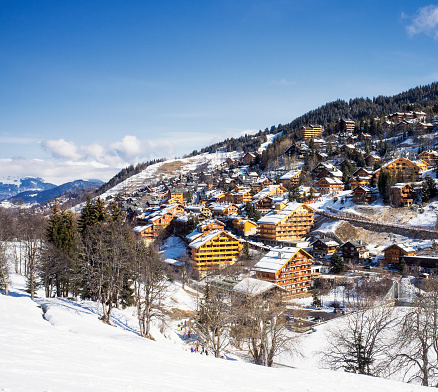 Meribel ski resort town