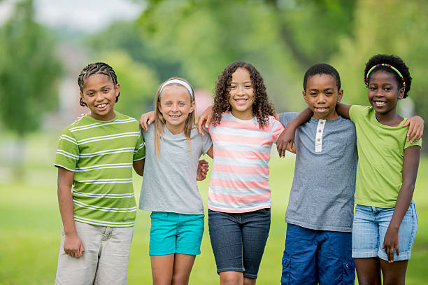 istock Friends Standing Together in a Row 533444544