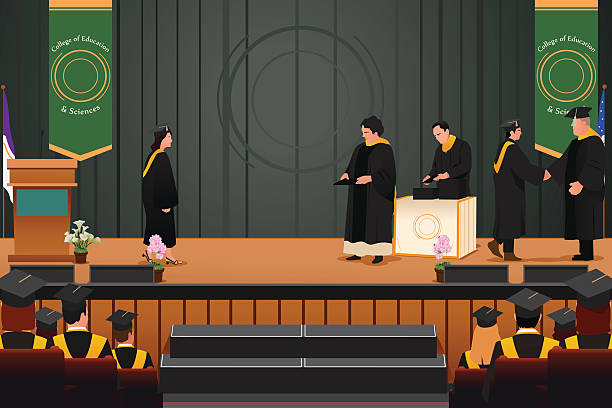 graduation stage