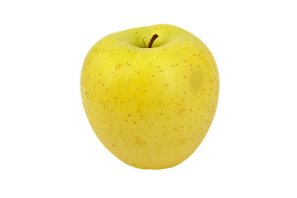 istock Yellow Golden apple isolated on white. 533444855