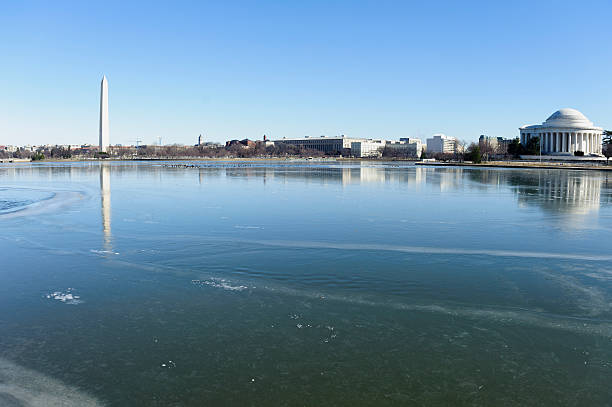 istock Jefferson memorial at Tidal Basin Washington DC 533445105