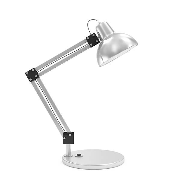 istock Metal Desk Lamp isolated on white background 533445887