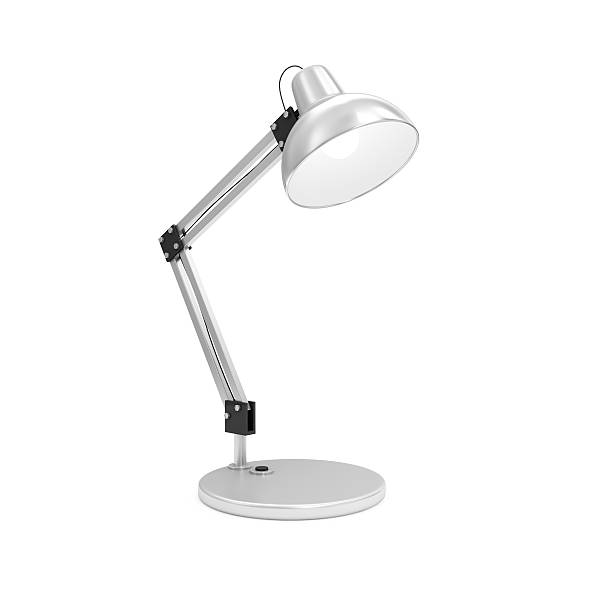 istock Metal Desk Lamp isolated on white background 533445907