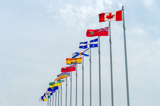 Fotografía de la bandera canadiense photo