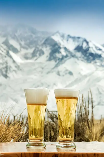 Photo of Glasses of fresh beer