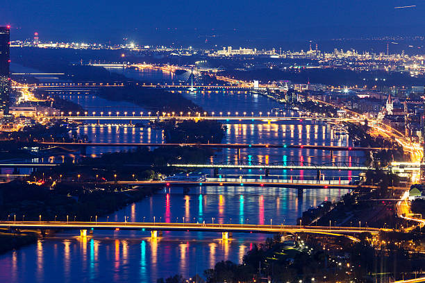 istock Bridges on Danube River in Vienna 533454218