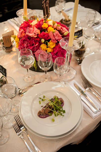 istock table decorated with flowers for a luxury wedding 533456084