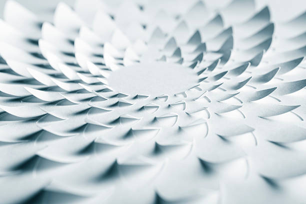 istock Abstract Cuttet Paper Flower 533456827