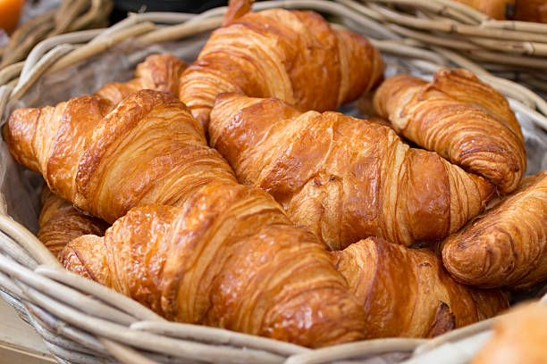 istock Eight croisants in a basket 533457186
