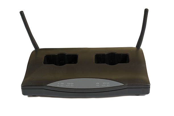 istock Receiver and charger for wireless microphone 533457218