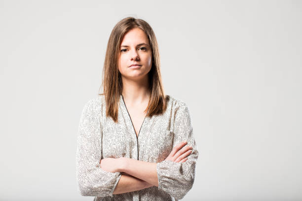 istock determined woman with her arms folded 533457462