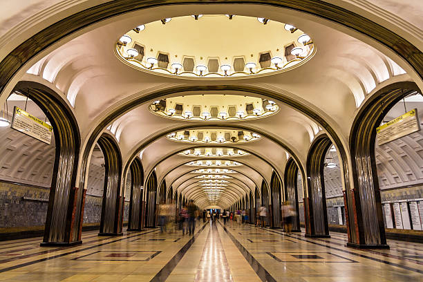 istock Mayakovskaya metro station in Moscow, Russia 533458521