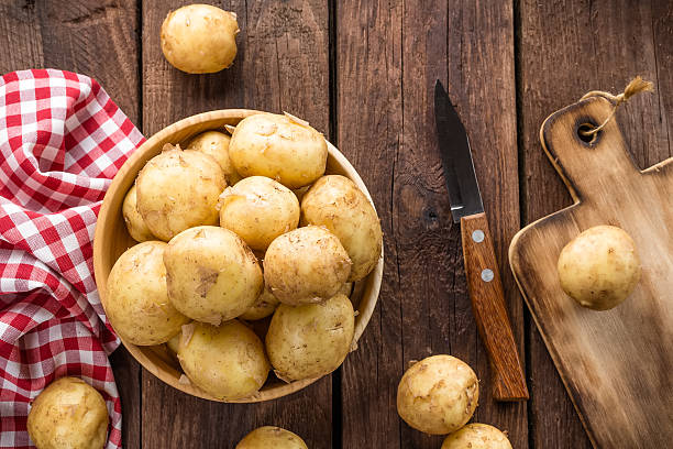 ziemniak - potato skin zdjęcia i obrazy z banku zdjęć