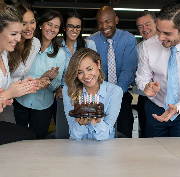 istock Business woman celebrating 533459458