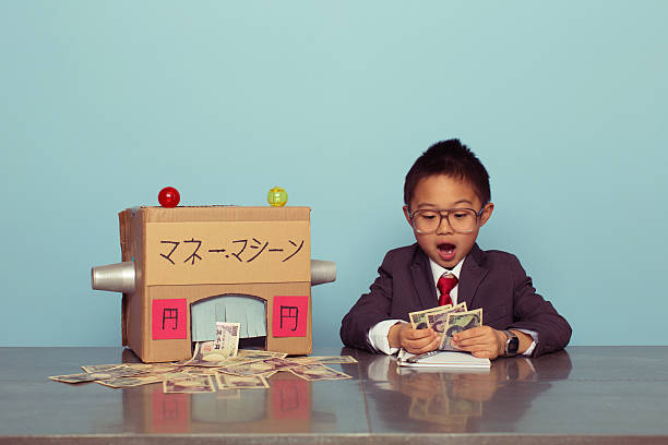 istock Young Japanese Boy is Making Unexpected Money 533462201