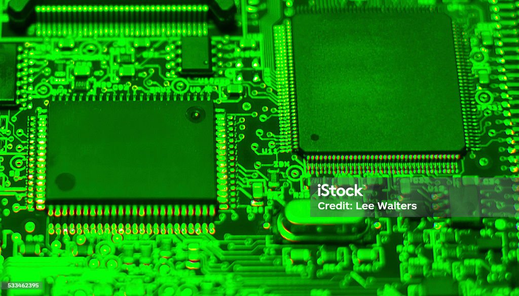 Colours Computer Chip Colorized High Tech Computer Chips Stock Photo - Download Image Now ...