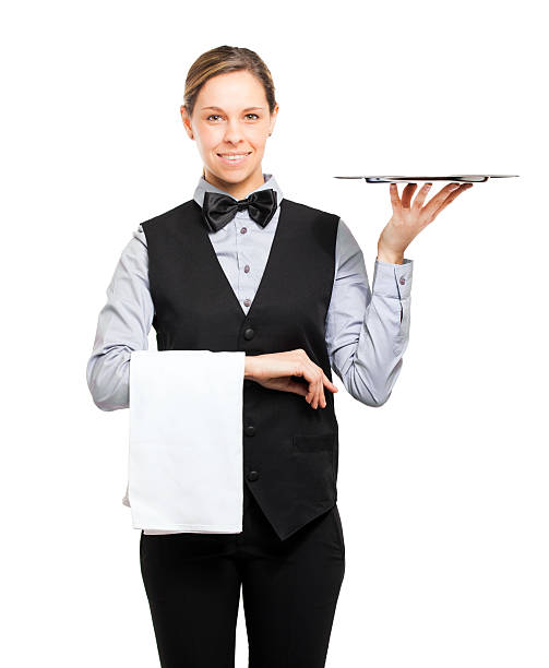 istock Beautiful waitress portrait 533462589