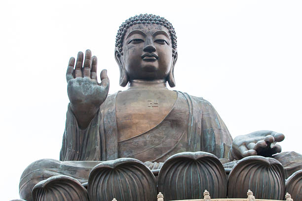 istock Big Buddha statue, Hong Kong 533462879