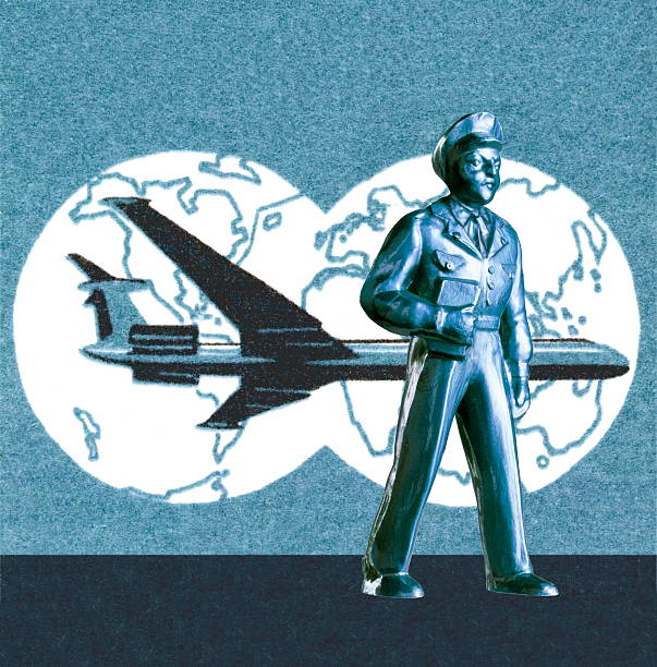 istock Delivery Man and Airplane 533476583