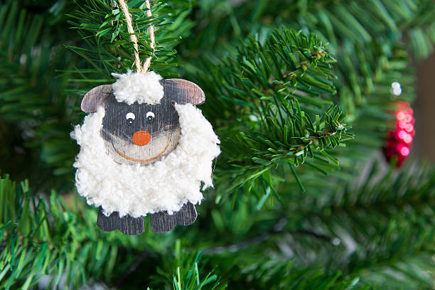 istock New year card with a sheep 533478037