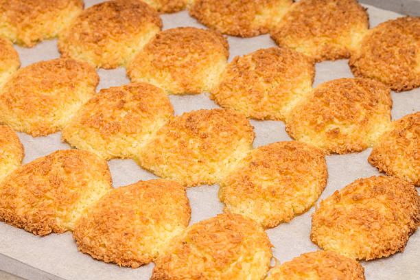 istock Fresh baked coconut cookies. 533478405
