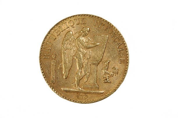 istock twenty gold francs, French Republic 533499555