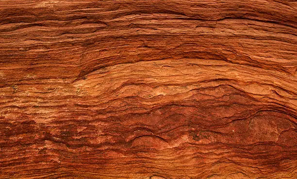 Texture of red sand rock