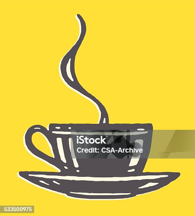 istock Hot Beverage in Cup on Saucer 533500975