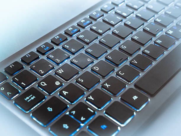 computer keyboard Keyboard of a laptop enter key computer keyboard computer key white stock pictures, royalty-free photos & images