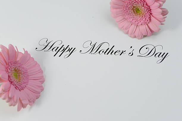 istock Mother's Day writing with pink Gerberas 533515957