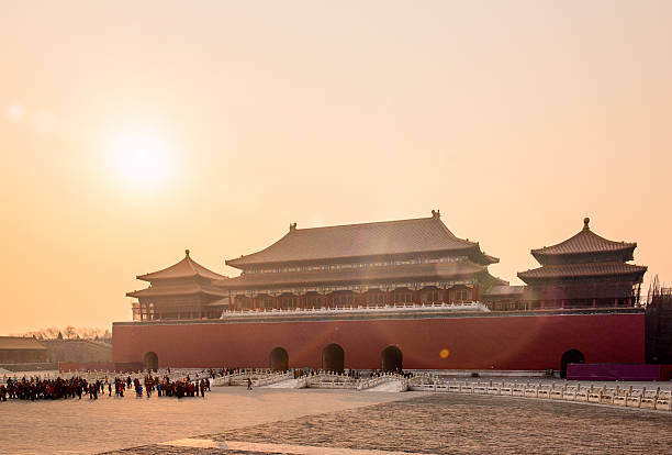 ciudad prohibida. beijing, china - zijin cheng fotografías e imágenes de stock