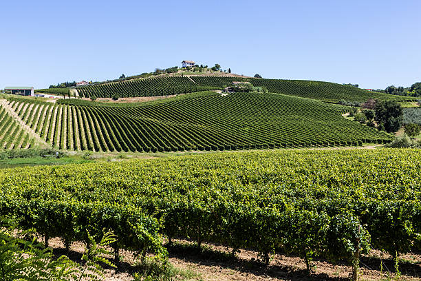 landscape view of Abruzzo, Italy stock photo