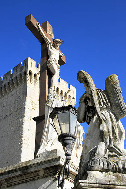The statue on top of Castel St. Angelo, the Angel Statue