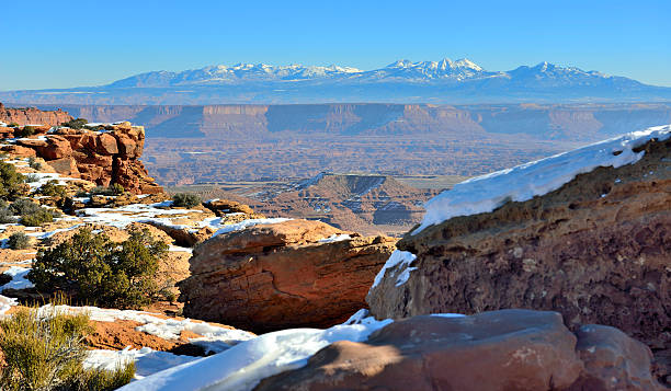 istock mountains in Canyonlands National Park, Utah in winter 533533227