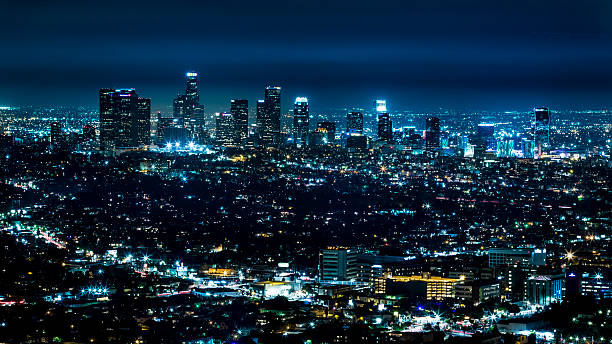 istock Los Angeles Skyline at Night 533534009