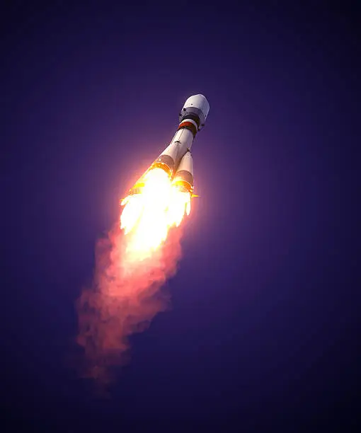 Photo of Carrier Rocket Takes Off