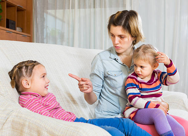 istock Angry woman shaming child 533538313