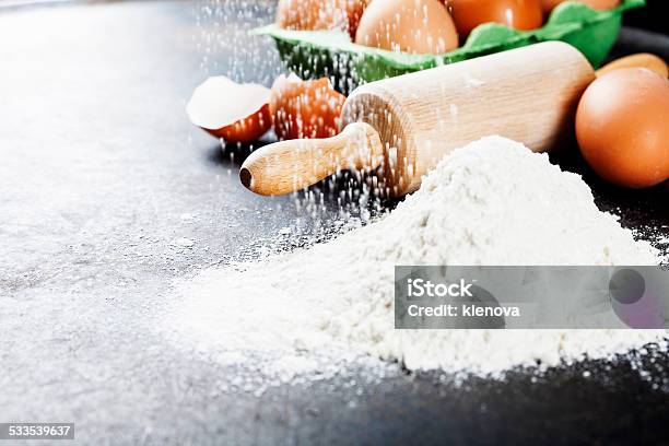 Baking Background Stock Photo - Download Image Now - 2015, Baked Pastry Item, Bakery