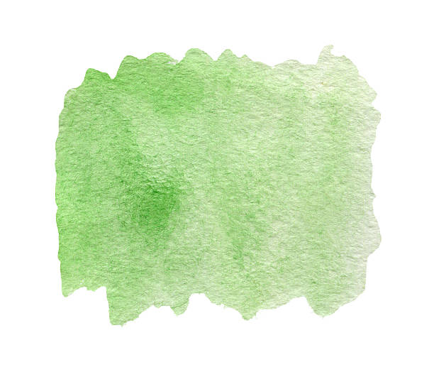istock Green watercolor abstract background 533553085