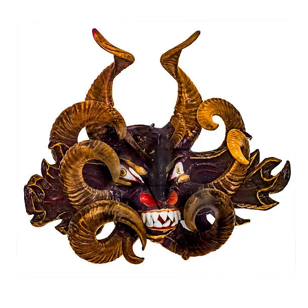 Photo of Isolated Demon Tribal Mask