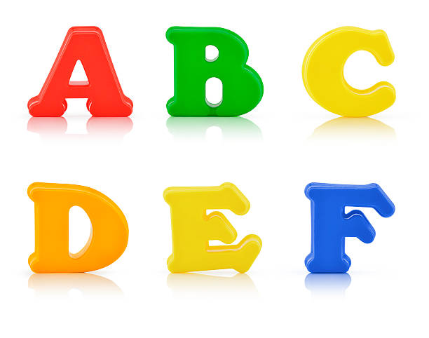 istock English multi colour alphabet with clipping path 533553815
