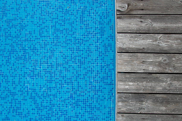 istock Swimming pool with Wood Terrace 533554375