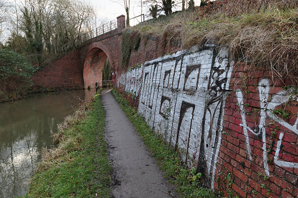 istock Graffiti on  Skew Bridge Wilts & Berks Canal 533555905