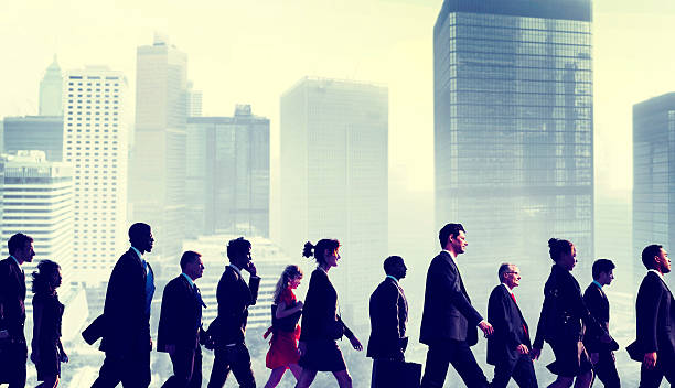 istock Business People Commuter Walking City Concept 533557163