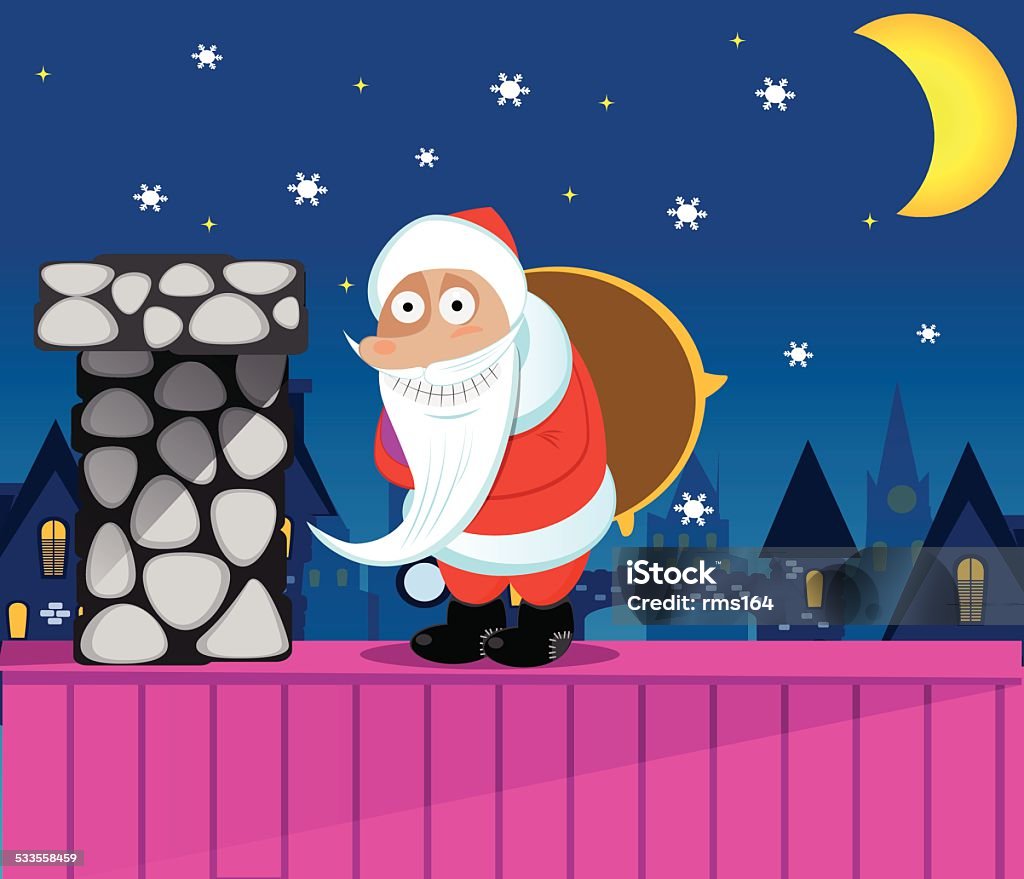 Santa Claus New Year's Eve Santa Claus New Year's Eve. Vector eps 10 2015 stock vector