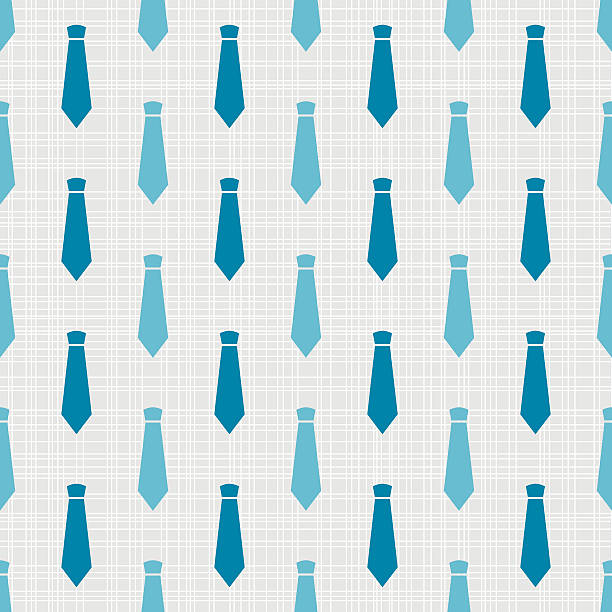 Vector seamless pattern with neckties Vector seamless pattern with neckties. Male hipster background. Fashion pattern for print, wrapping paper tie-patterns stock illustrations
