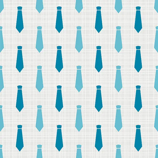 Vector illustration of Vector seamless pattern with neckties