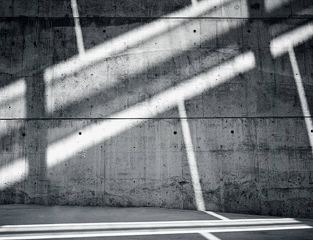 istock Horizontal Photo Blank Grungy and Smooth Bare Concrete Wall with 533572276