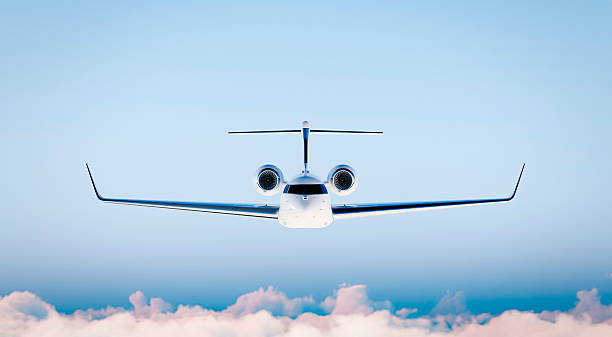 istock Photo White Matte Luxury Generic Design Private Airplane Model in 533572758